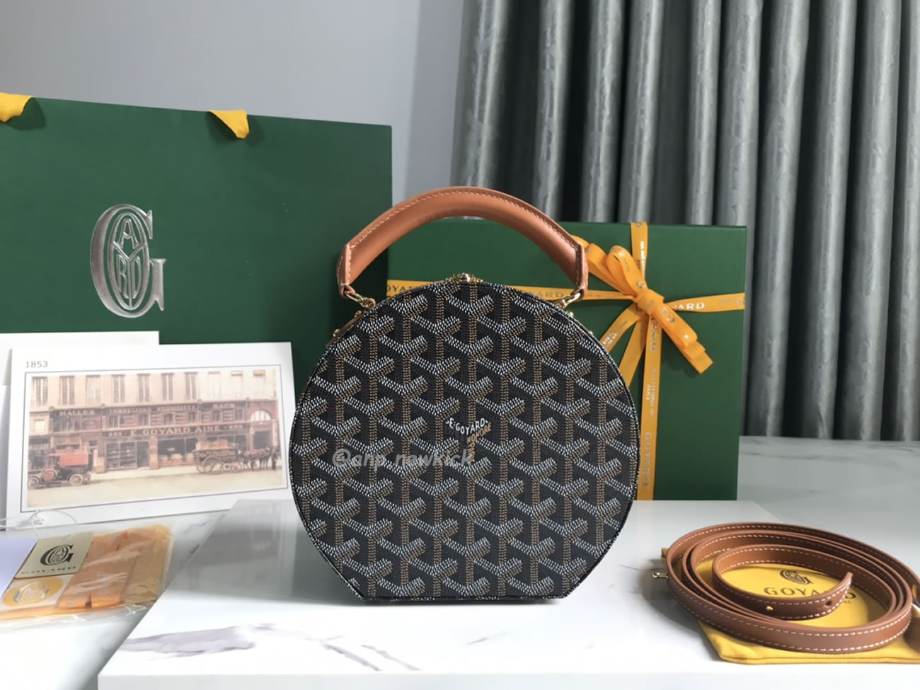 Goyard Alto Hat Box Bag 16.5 Cm X 7 Cm X 18 Cm (7) - www.newkick.vip